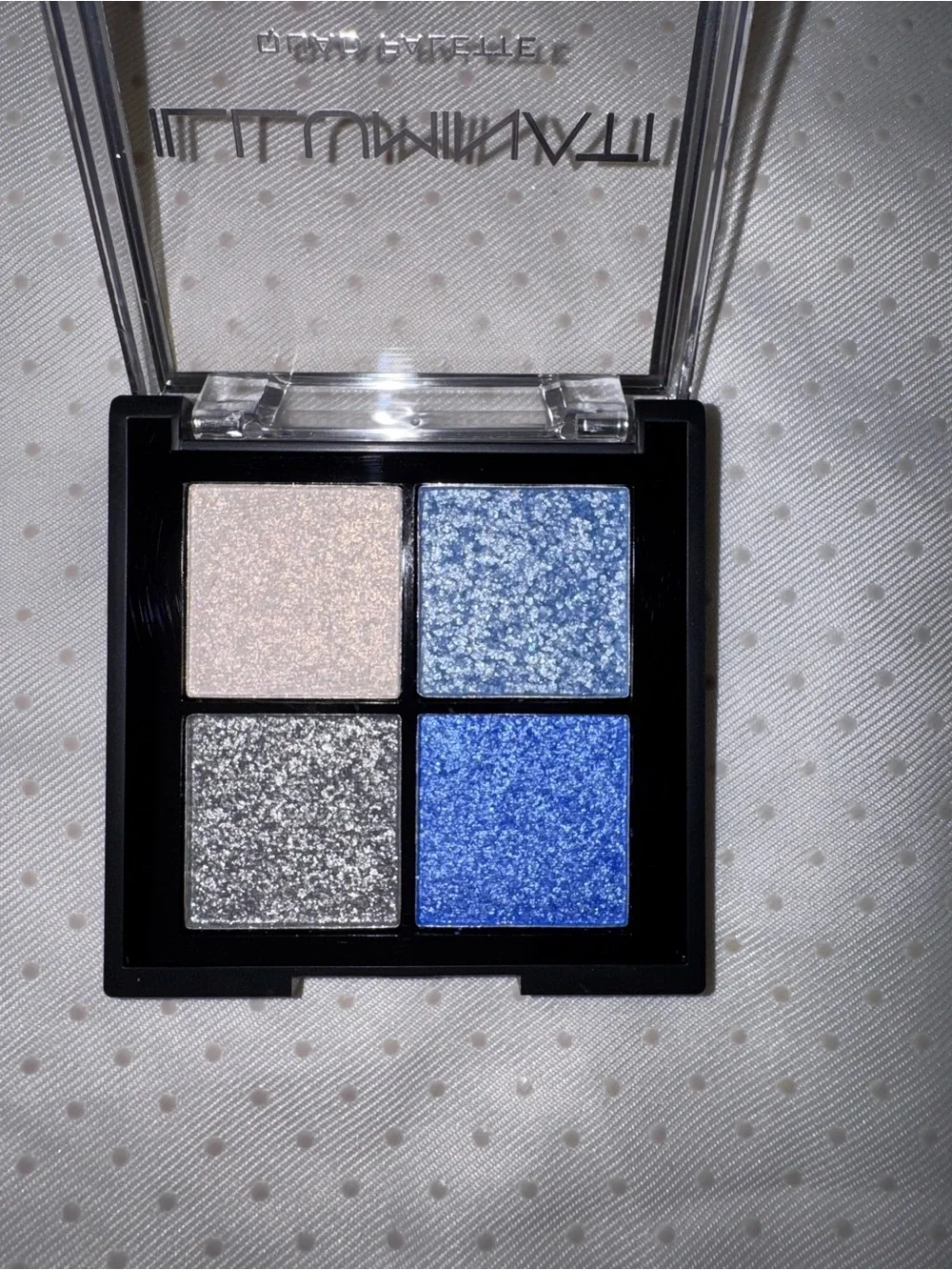 Illuminati - Saint - Shimmer Eyeshadow Quad Blue/Silver/Champagne Sparkle